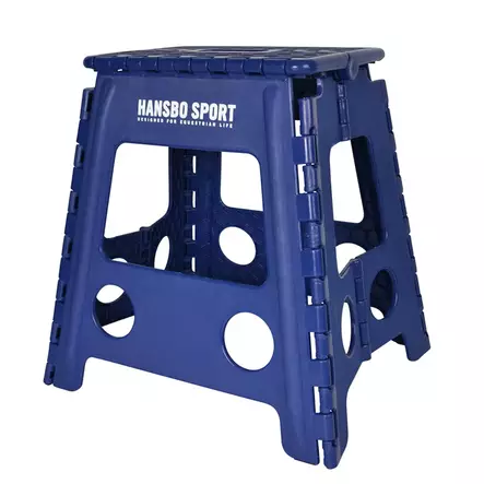 Jakkara kokoontaitettava sininen muovia Hansbo Sport - Telineet, koukut ja ripustimet - 056675 - 1