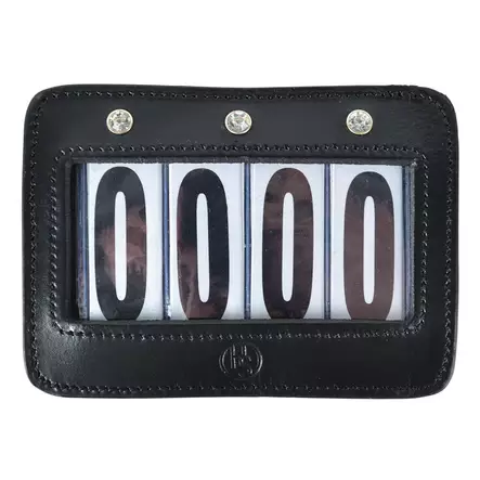 Kilpailunumero 4-numeroinen neliö strasseilla, musta Hansbo Sport - Ratsastajan asusteet - 056515 - 1