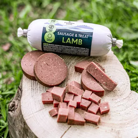Lammas viljaton treenimakkara 80g PrimaDog - Koiran herkut ja makupalat - 059015 - 2