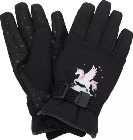 Lasten talvisormikas Conroe Kid musta Equipage - Ratsastushanskat - 059935 - 1