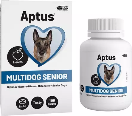 Multidog Senior 100tbl Aptus - Koiran kivennäiset ja vitamiinit - 041115 - 1