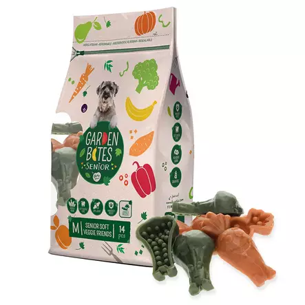 Pehmeä hedelmähahmo Fruity Friends Senior M 8,5cm 14kpl Garden Bites - Koiran herkut ja makupalat - 054255 - 1