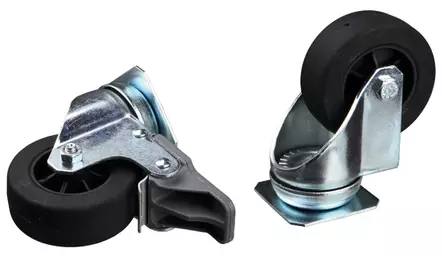 Pyöräsetti 4kpl Skudo boxi 4-7 - Koiran muoviboxit - 050535 - 1