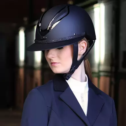 Ratsastuskypärä Chloe M/L56-59 matta navy Lami-cell - Ratsastuskypärät - 054475 - 2