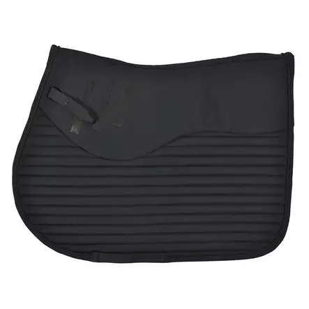 Satulahuopa Non-Slip kiinteällä pehmusteella hyppy/yleis musta Hansbo Sport HS - Ratsun satulahuovat ja romaanit - 059945 - 1