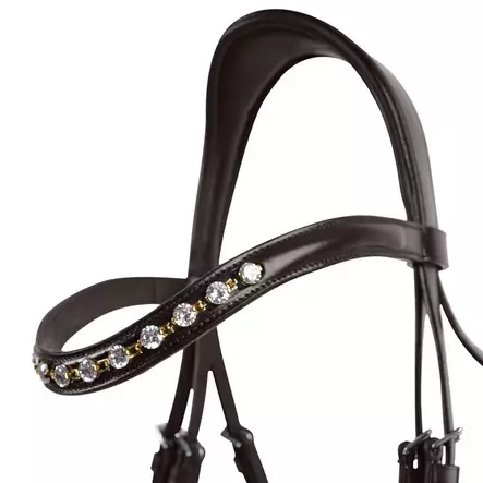 Suitset Jessie ruskea ilman ohjia Hansbo Sport - Ratsuhevosen suitset ja turpahihnat - 056585 - 2