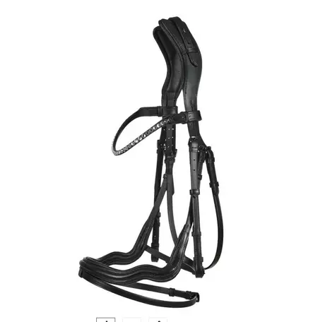 Suitset Sienna Jumping FULL musta Catago - Ratsuhevosen suitset ja turpahihnat - 054415 - 1