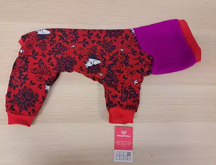 Trikoohaalari Muumi fleecevuorella M 35cm Pukuprinsessa - Koiran haalarit - 055895 - 1