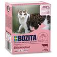 Naudanliha 370g kastike Bozita Cat - Aikuisten kissojen säilykkeet - 004545 - 2