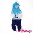 Neulehaalari Porot sininen For My Dogs - Koiran haalarit - 026395 - 3