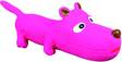 Pitkä lateksikoira Oscar 27,5cm värimix Flamingo - Koiran vinyyli-, latex- ja valolelut - 036395 - 4