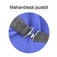 Sadeloimi fleecevuori fullneck mustaharmaa 1200D Equitare - Hevosen kevyttoppaloimet ulkoiluun - 025885 - 3