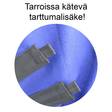 Sadeloimi fleecevuori fullneck mustaharmaa 1200D Equitare - Hevosen kevyttoppaloimet ulkoiluun - 025885 - 2