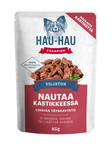 Viljaton nautaa kastikkeessa 85g Hau Hau Champion - Koiran säilykkeet aikuisille koirille - 029805 - 1