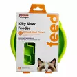 Kitty Slow Feeder 14cm vihreä Petstages - Aktivoivat ja ahmimisenesto ruokakupit - 045725 - 6