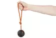 Köysipallo Dog Ball on rope 70x70mm musta Non-stop dogwear - Koiran pallot ja heittolelut - 052935 - 1