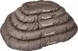 Patja Dreambay ovaali vettähylkivällä kankaalla 140x105x17cm taupe Flamingo - Koiran patjat - 057445 - 2