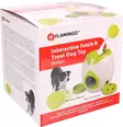 Aktivointilelu Interactive Fetch & Treat Toy + tennispallo 18cm lime-valkoinen Flamingo - Koiran pallot ja heittolelut - 055475 - 5
