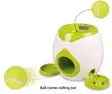 Aktivointilelu Interactive Fetch & Treat Toy + tennispallo 18cm lime-valkoinen Flamingo - Koiran pallot ja heittolelut - 055475 - 4