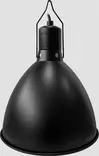 Heijastava valaisin 21cm E27 musta Repto Dome - Terraarion tarvikkeet ja kuivikkeet - 059995 - 2
