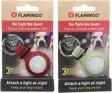 Huomiovalo Sparo LED silikoni 8,5x4cm värimix Flamingo - Koiran heijastimet ja turvavalot - 059815 - 4
