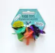 Kissasyötti Feathery Mini 3kpl värimix Yugie - Kissan huiskat ja onkilelut - 052785 - 1