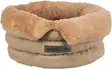 Korkeareunainen peti Liano Soft halkaisija 63cm ruskea Trixie - Koiran reunalliset pedit - 060255 - 1