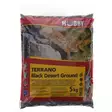 Maa-aines Terrano Desert musta 5kg Hobby - Terraarion tarvikkeet ja kuivikkeet - 059175 - 2