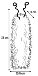 Pehmotoukka Roepi Caterpillar 33cm värimix Flamingo - Kissan pehmolelut - 055585 - 3