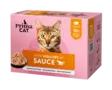 Siipikarjalajitelma 12x85g kastike Classic PrimaCat - Aikuisten kissojen säilykkeet - 053885 - 2
