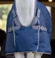Talliloimi Rambo Optimo Stable Plus 200g irrotettavalla kaulakappaleella navy-thunderstorm grey & silver Horseware - Hevosen toppatalliloimet - 055405 - 3