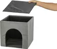 Talopesä rivi- ja kerrostalo Kimy 1,5krs 76x72x37cm harmaa Trixie - Kissan pesä-, iglu- ja riippupedit - 055595 - 16