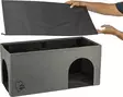 Talopesä rivi- ja kerrostalo Kimy 1,5krs 76x72x37cm harmaa Trixie - Kissan pesä-, iglu- ja riippupedit - 055595 - 9