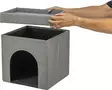 Talopesä rivi- ja kerrostalo Kimy 1,5krs 76x72x37cm harmaa Trixie - Kissan pesä-, iglu- ja riippupedit - 055595 - 17