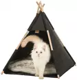 Tiipiiteltta huopaa 55x65x55cm harmaa Trixie - Kissan pesä-, iglu- ja riippupedit - 042945 - 2
