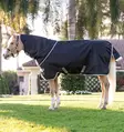 Ulkoloimi Amigo irrotettavalla kaulakappaleella PONY 1200D Plus 50g black-titanium grey & silver Horseware - Hevosen kevyttoppaloimet ulkoiluun - 059385 - 1