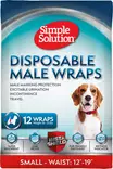 Urosvyö kertakäyttöinen Disposable Male Wraps 12kpl Simple Solution - Juoksuaika- ja pissasuojat - 057535 - 1