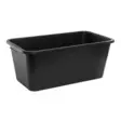 Vesipalju 55L suorakaide musta - Hevosen ruokinta-astiat ja ämpärit - 035925 - 1