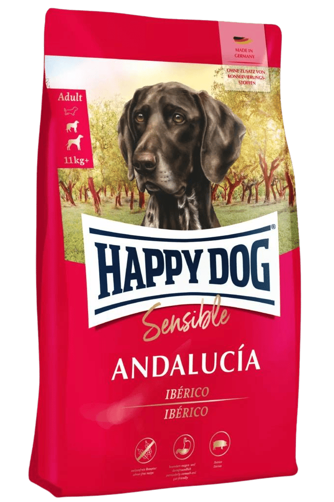 Andalucia Possu & Riisi Sensible Happy Dog - Koiran kuivaruoat aikuisille koirille - 018735 - 2
