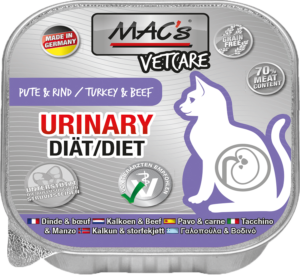 Cat Urinary Kalkkuna Nauta 100g MAC'sVet - Kissan erikoisruokavalio säilykkeet - 023415 - 1