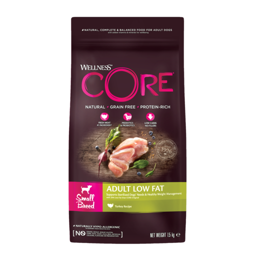 Dog adult Small Low Fat CORE - Koiran kuivaruoat aikuisille koirille - 014745 - 2