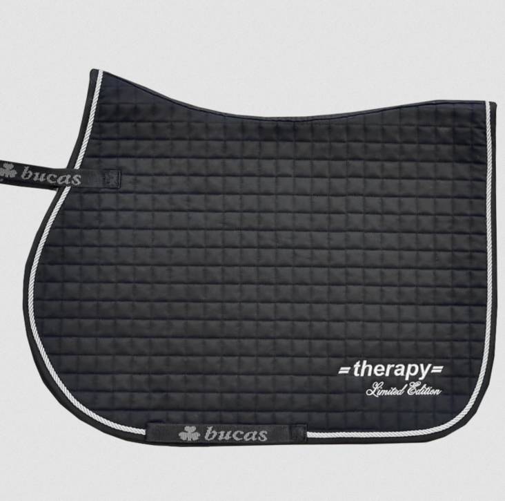 Estehuopa Therapy LIMITED EDITION musta Bucas - Ratsun satulahuovat ja romaanit - 036745 - 1