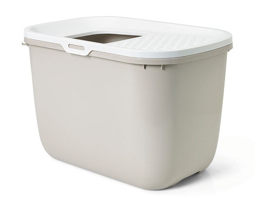 Hiekkalaatikko Hop-In mokka 58,5x39x39,5cm Savic - Kissanvessat päältä kuljettavat - 003515 - 1