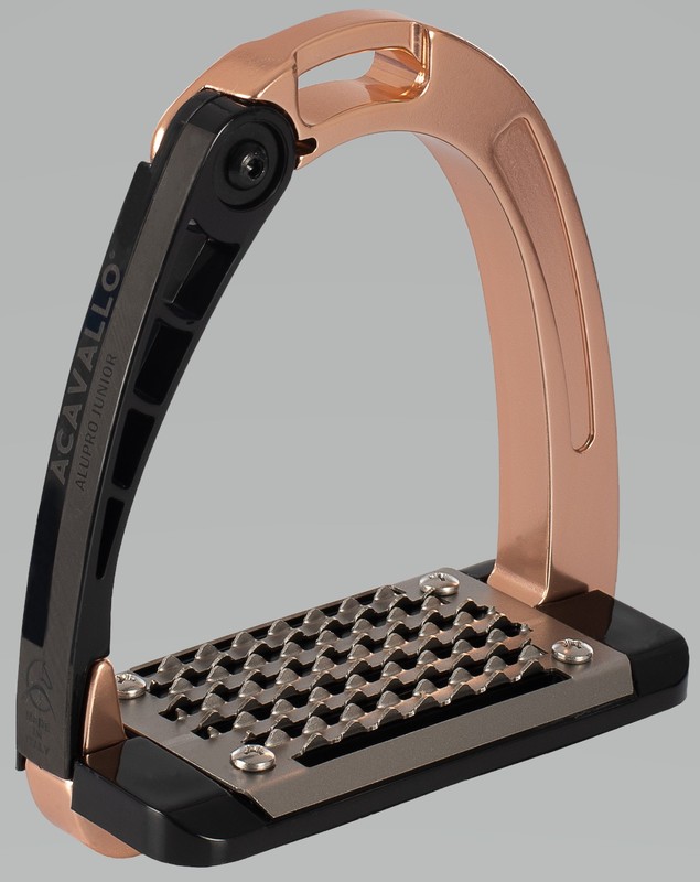 Jalustimet Alupro Junior ruusukulta Acavallo - Jalustimet ja -jalustinhihnat - 035285 - 1