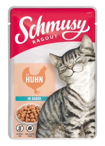 Kana 100g kastike Ragout Schmusy - Aikuisten kissojen säilykkeet - 023265 - 1