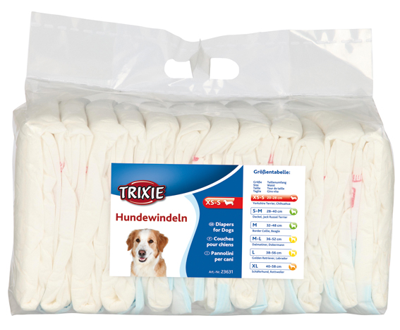Koiran vaippa XS-S 12kpl Trixie - Juoksuaika- ja pissasuojat - 017575 - 1