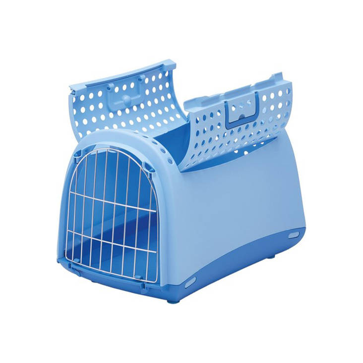 Kuljetusboxi Linus 50x32x34,5cm babyblue - Koiran muoviboxit - 023185 - 1