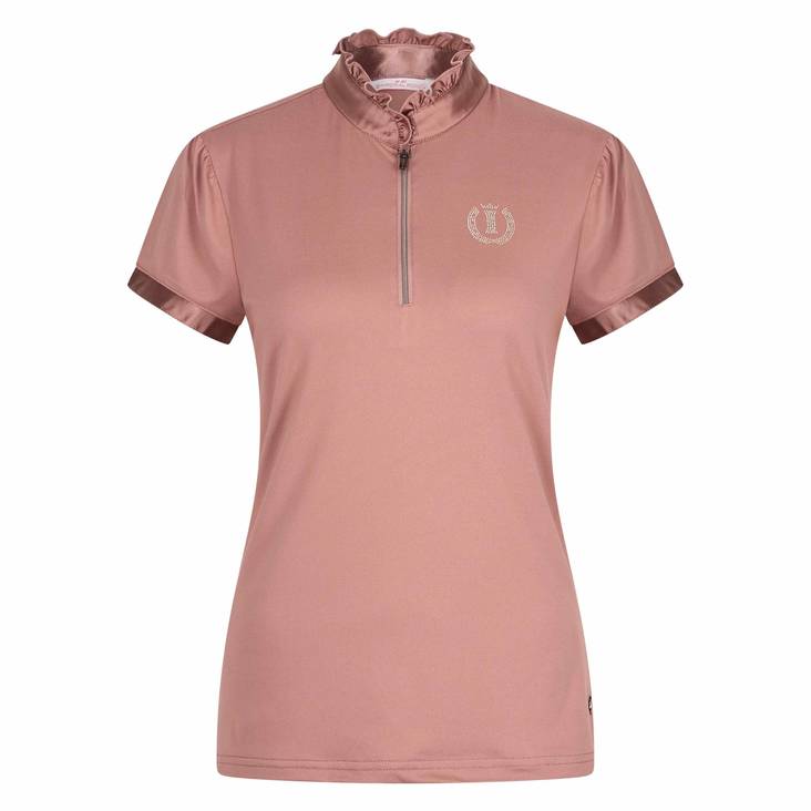 Lyhythihainen poolopusero vetoketjulla Anna rosie Imperial Riding - Ratsastustakit ja -liivit - 038615 - 1