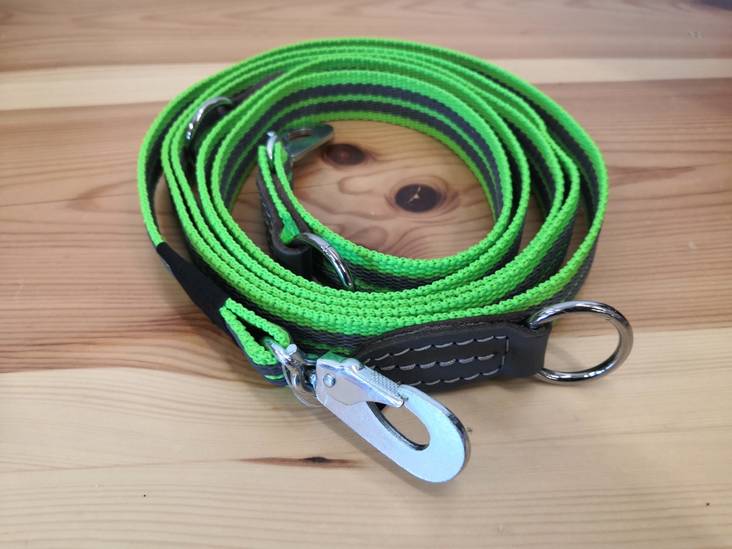 Monitoimitalutin grip BGB-lukolla 25mm/2,5m vihreä Onega - Koiran Grip -taluttimet - 030395 - 1