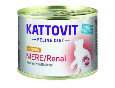 Niere Renal kana 185g prk Kattovit - Kissan erikoisruokavalio säilykkeet - 022785 - 1